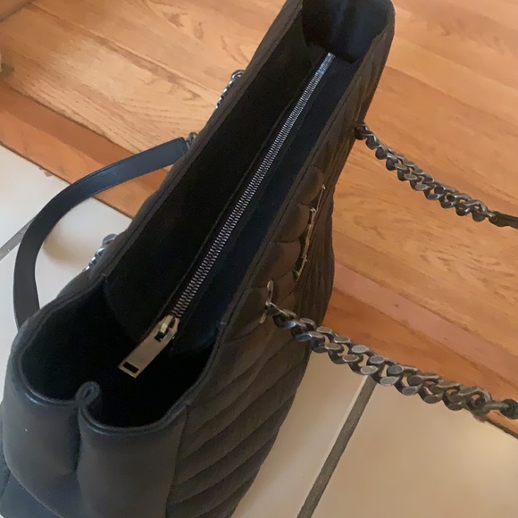 Vintage YSL Black Chevron Tote - Picture 16 of 16